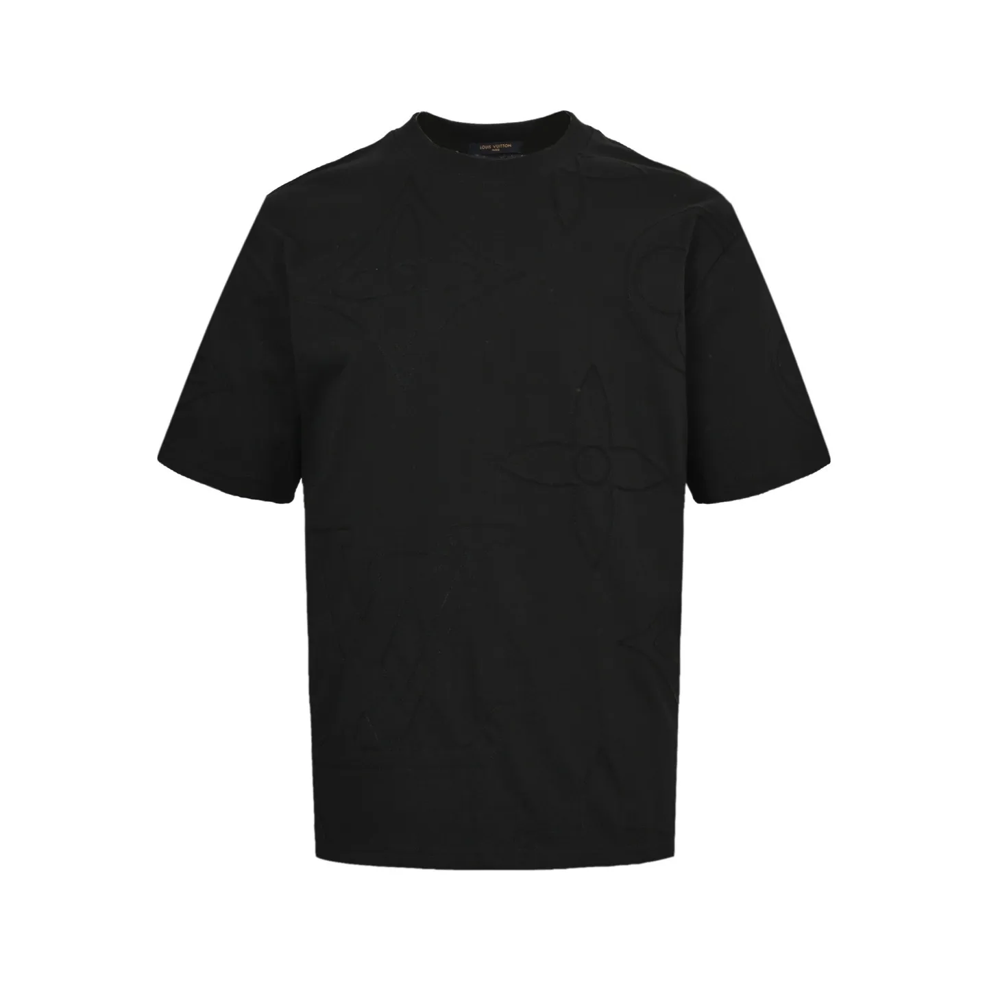 Louis Vuitton/Louis Vuitton 25ss full-width presbyopia embroidered short sleeves